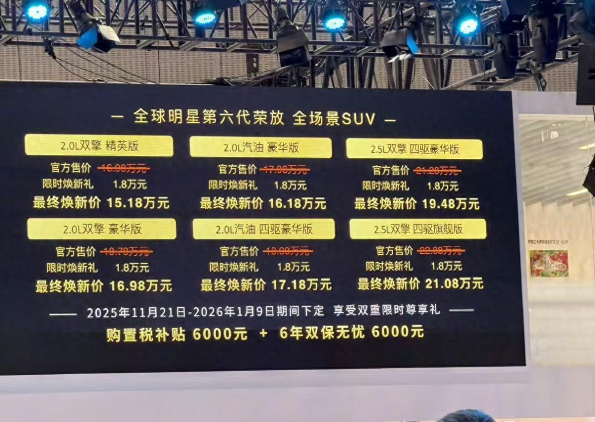 “小号普拉多”?智能化大幅提升,新一代RAV4荣放16.98万元起__“小号普拉多”?智能化大幅提升,新一代RAV4荣放16.98万元起