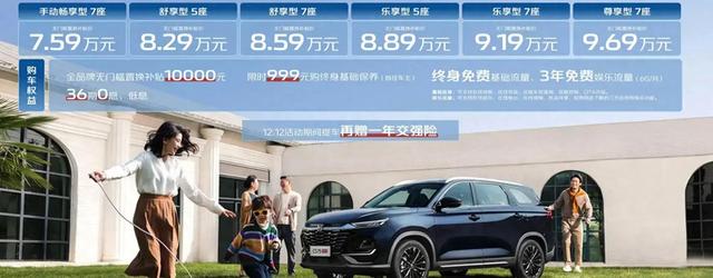 预算10万想买7座车，长安CS75Pro用燃油优势